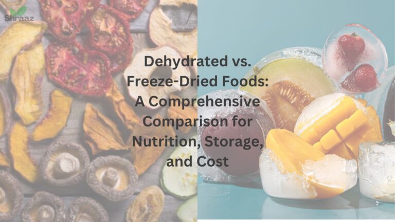 Dehydrated vs. Freeze-Dried Foods