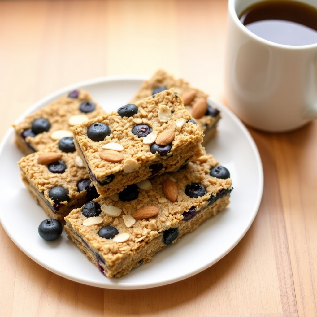 Almond & Blueberry Breakfast Bars