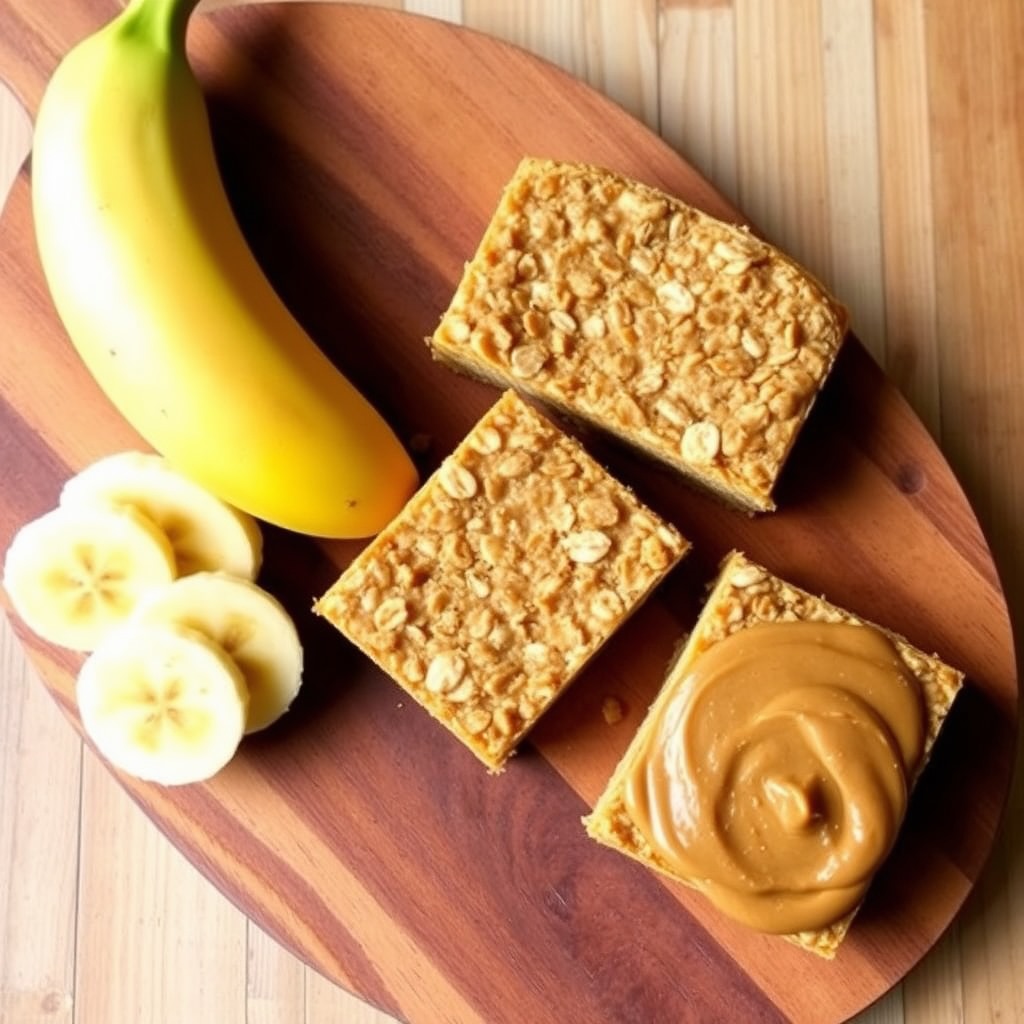 Peanut Butter Banana Bars