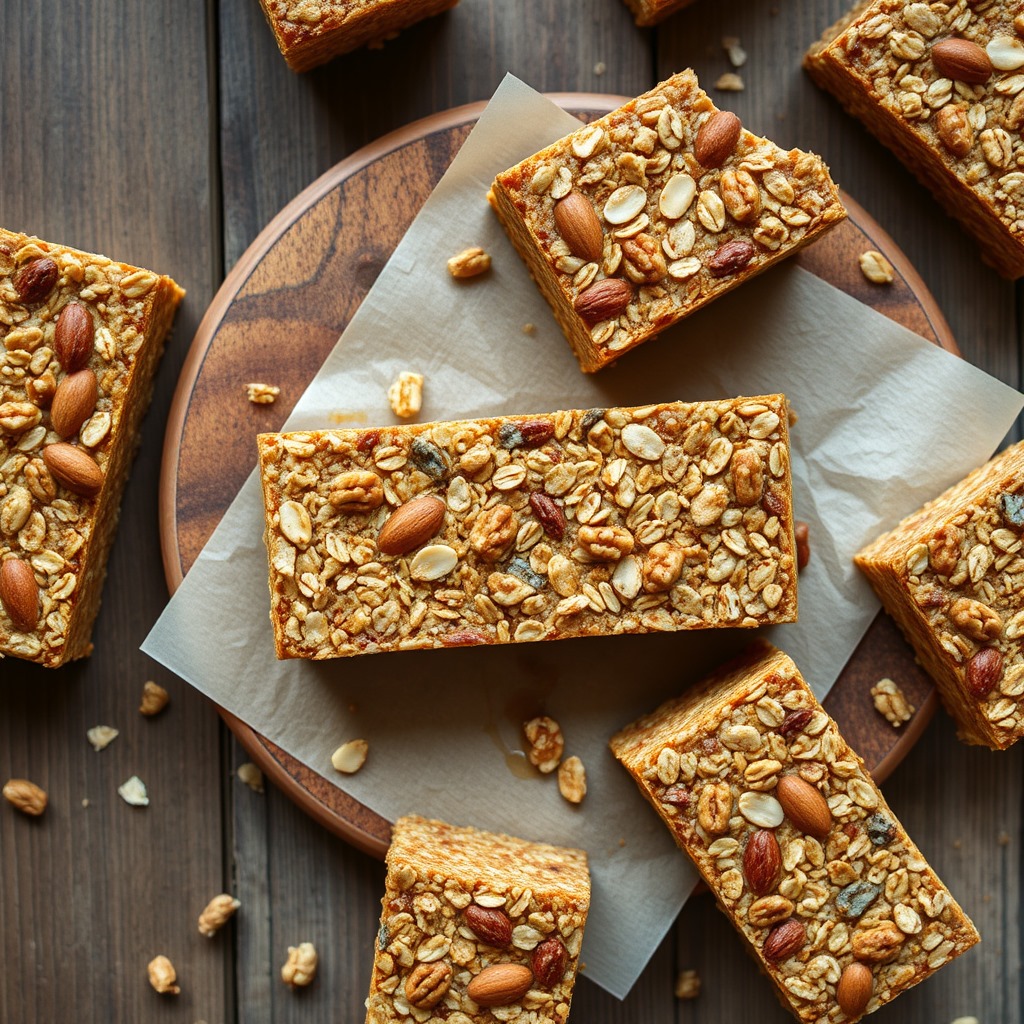 Classic Organic Oat and Nut Energy Bars