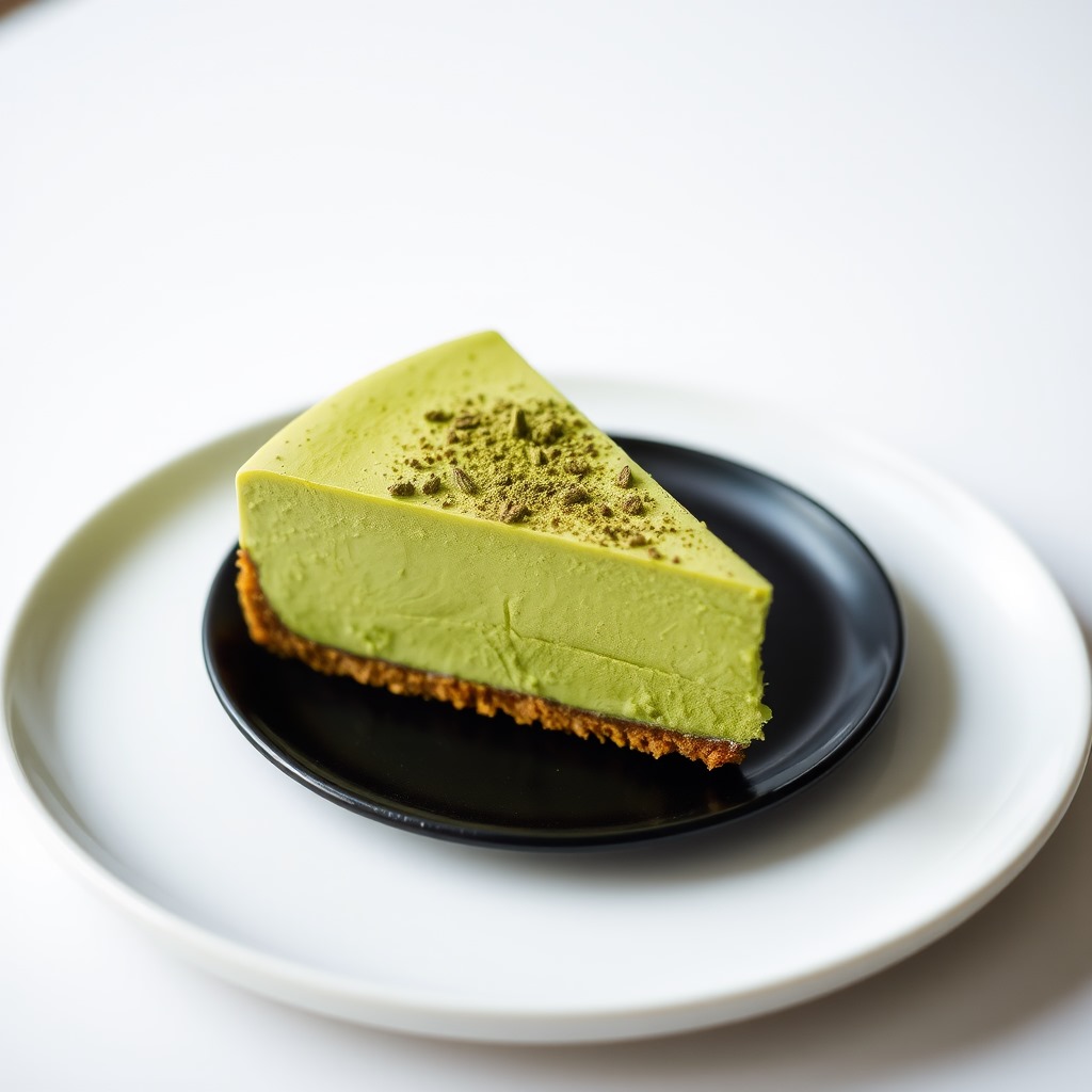 Matcha Green Tea Organic Cheesecake