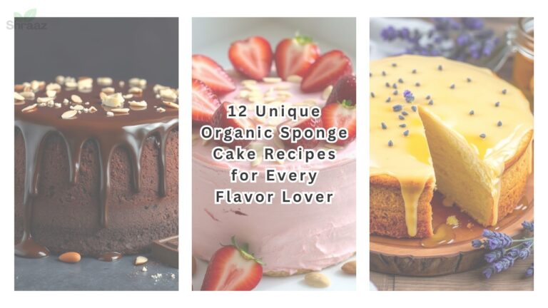 12 Unique Organic Sponge Cake Recipes for Every Flavor Lover