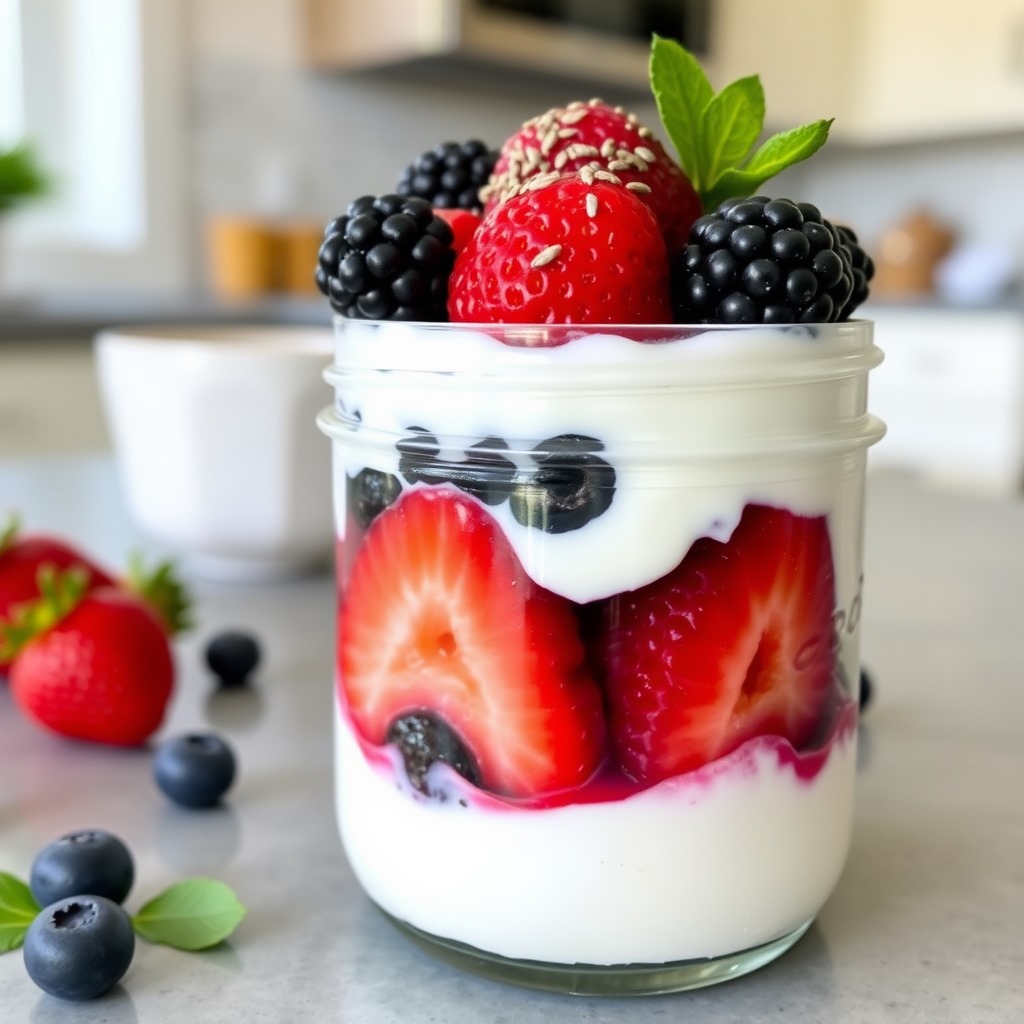 Greek Yogurt & Berry Parfait