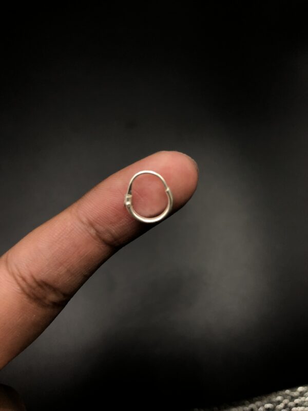 Pure Silver Hoop Earrings