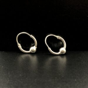 Pure Silver Hoop Earring