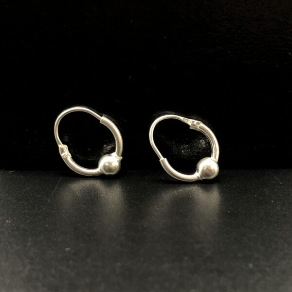 Pure Silver Hoop Earring