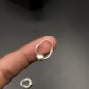 Pure Silver Hoop Earring